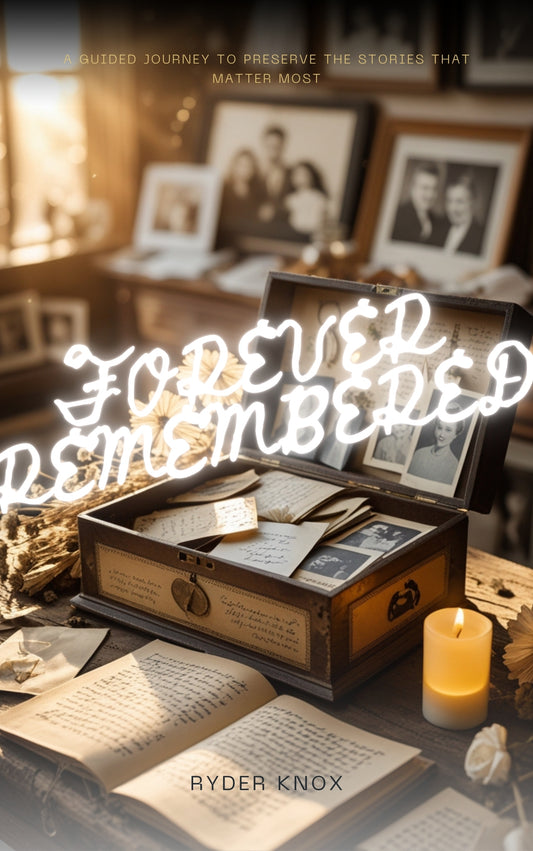Forever Remembered: A Guided Memory Journal to Capture Life Stories, Preserve Family Legacy, and Pass Down Wisdom for Generations